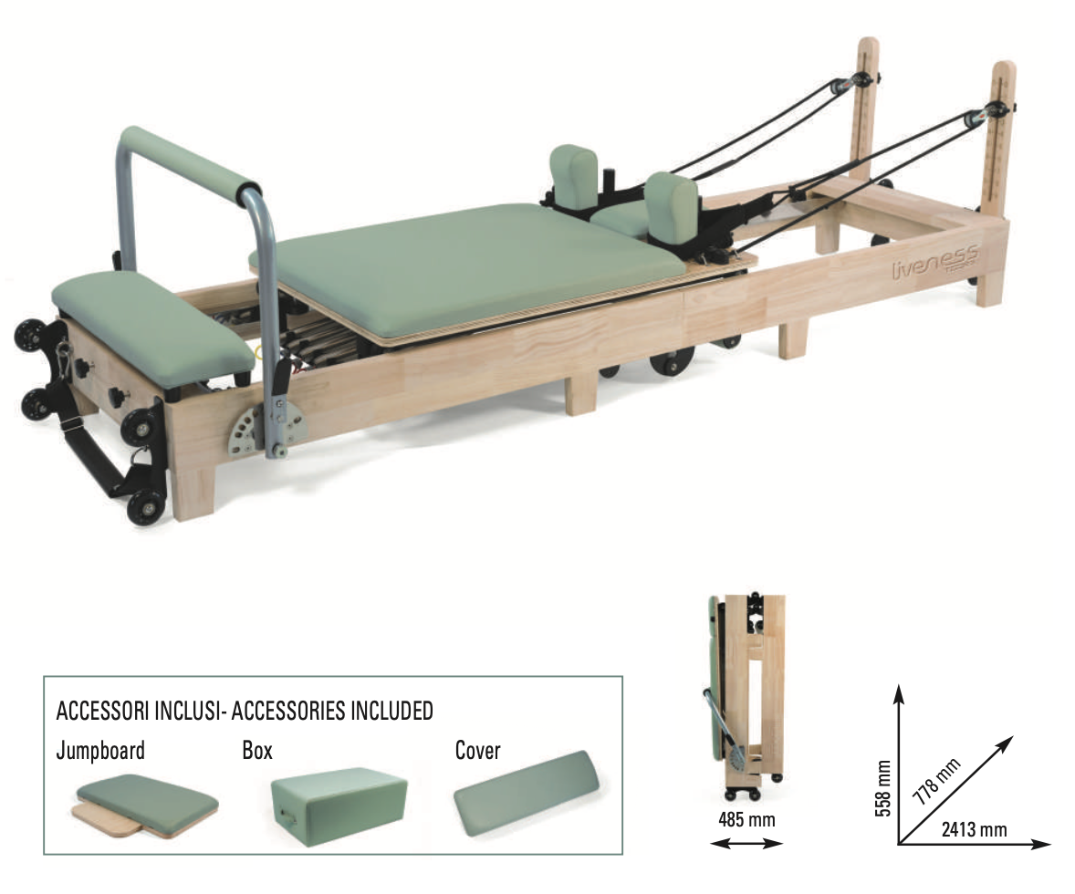 Reformer in legno pieghevole PTX3000-PTX3000G