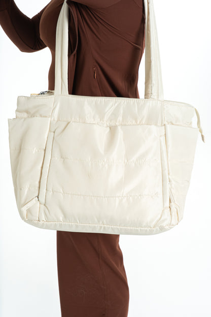 Onyx Borsa a spalla Crema
