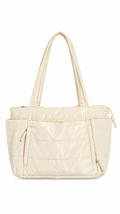 Onyx Borsa a spalla Crema